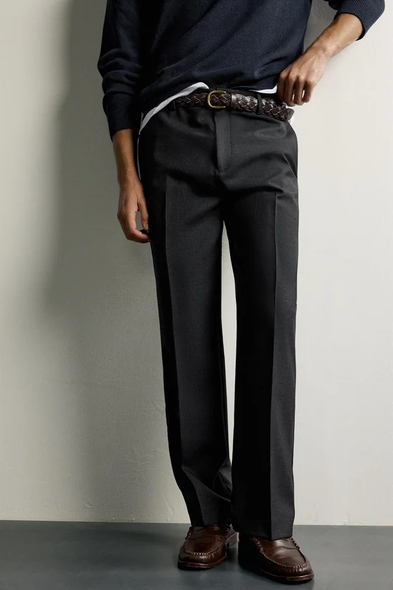 ШЕРСТЯНЫЕ БРЮКИ REGULAR FIT 100%
