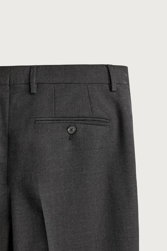 ШЕРСТЯНЫЕ БРЮКИ REGULAR FIT 100%