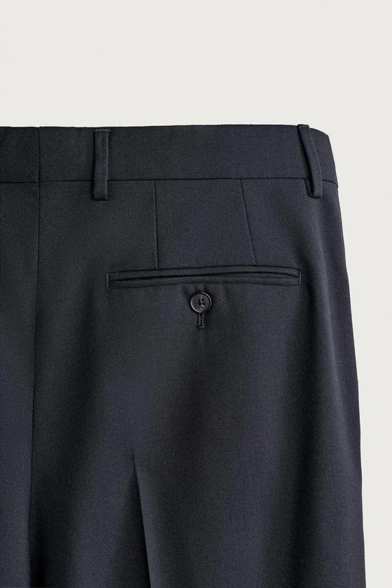 БРЮКИ REGULAR FIT ИЗ 100% ШЕРСТИ