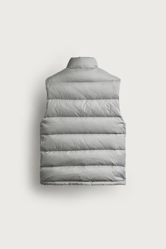 СТЕГАНЫЙ ЖИЛЕТ 80% ПУХА – 20% ПЕРЬЕВ WATER REPELLENT
