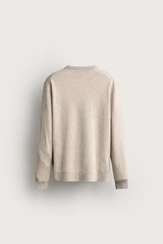 СВИТЕР REGULAR FIT ИЗ 100% КАШЕМИРА