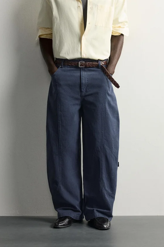 БРЮКИ RELAXED FIT С ШВАМИ