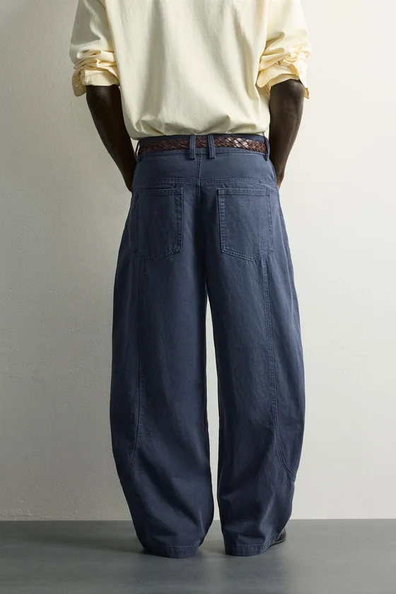 БРЮКИ RELAXED FIT С ШВАМИ