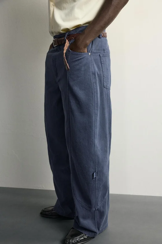 БРЮКИ RELAXED FIT С ШВАМИ