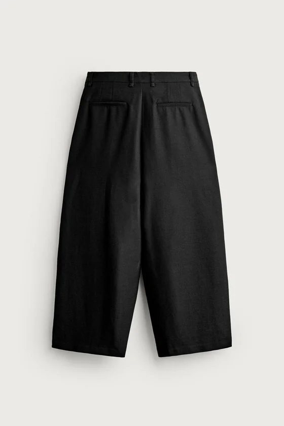 БРЮКИ RELAXED WIDE FIT СО СКЛАДКАМИ