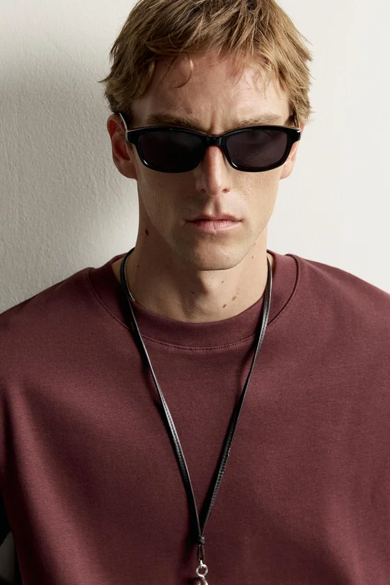ФУТБОЛКА RELAXED FIT В РУБЧИК