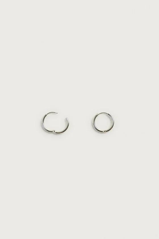 СЕРЬГИ-КОЛЬЦА ИЗ НЕРЖАВЕЮЩЕЙ СТАЛИ