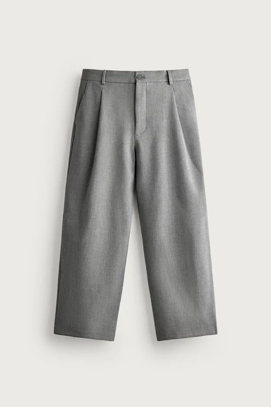 БРЮКИ RELAXED FIT СО СКЛАДКАМИ