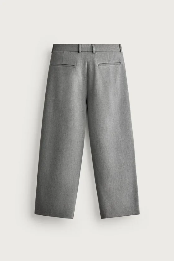 БРЮКИ RELAXED FIT СО СКЛАДКАМИ