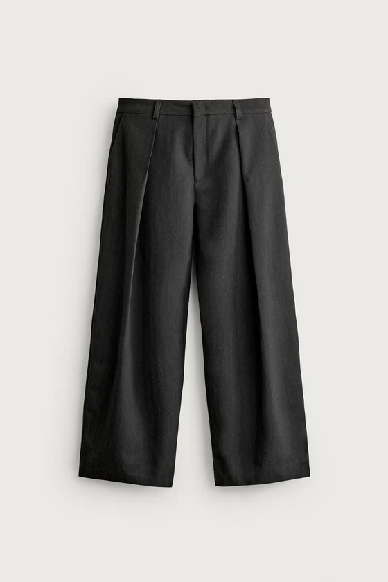 БРЮКИ RELAXED FIT СО СКЛАДКАМИ