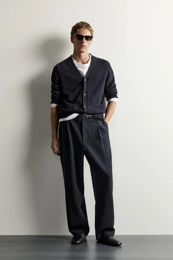 БРЮКИ RELAXED FIT СО СКЛАДКАМИ
