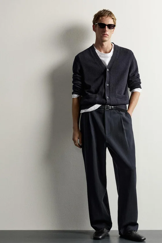 БРЮКИ RELAXED FIT СО СКЛАДКАМИ