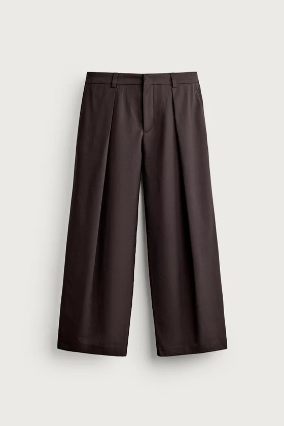 БРЮКИ RELAXED FIT СО СКЛАДКАМИ