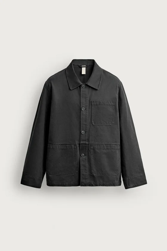 КУРТКА-РУБАШКА REGULAR FIT С КАРМАНАМИ