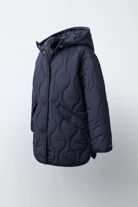 СТЕГАНАЯ КУРТКА WATER-REPELLENT С КАПЮШОНОМ