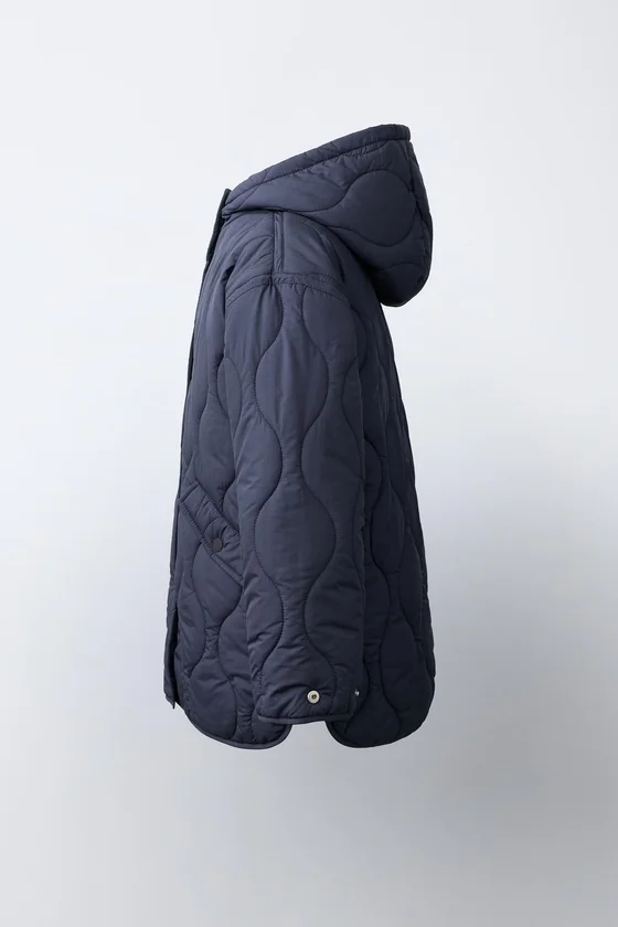 СТЕГАНАЯ КУРТКА WATER-REPELLENT С КАПЮШОНОМ