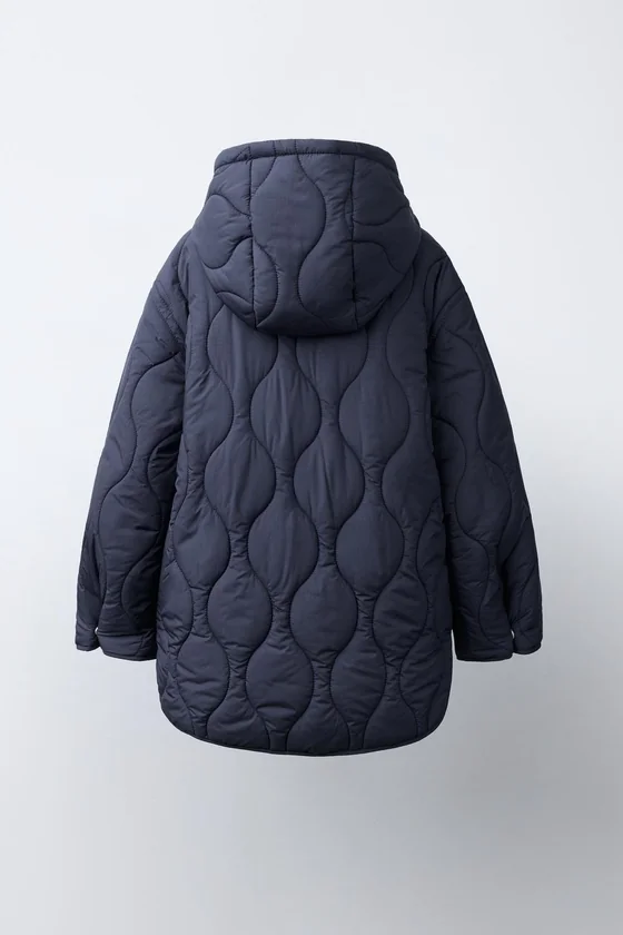 СТЕГАНАЯ КУРТКА WATER-REPELLENT С КАПЮШОНОМ