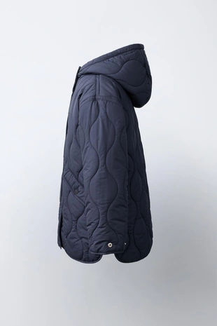 Стеганая куртка Water-Repellent с капюшоном- Заказать в России