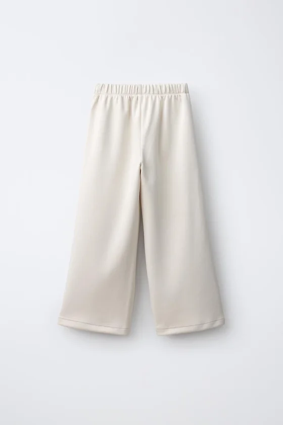 СПОРТИВНЫЕ БРЮКИ WIDE LEG С КОНТРАСТНОЙ ОТДЕЛКОЙ