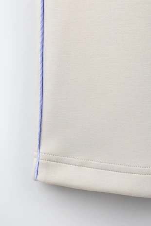 Спортивные брюки Wide Leg с контрастной отделкой- Заказать в России