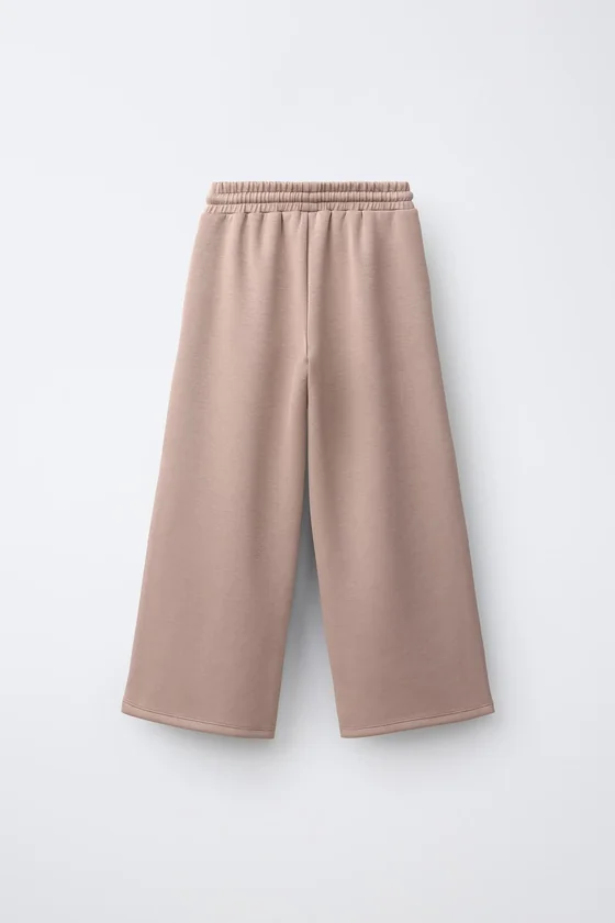 СПОРТИВНЫЕ БРЮКИ WIDE LEG С КОНТРАСТНЫМИ ДЕТАЛЯМИ