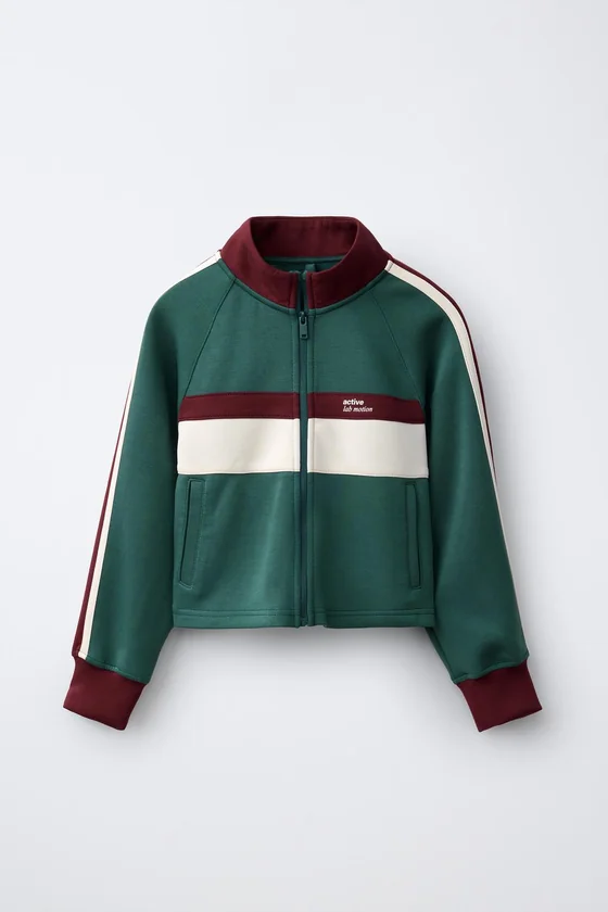 ТОЛСТОВКА COLOR BLOCK В СПОРТИВНОМ СТИЛЕ