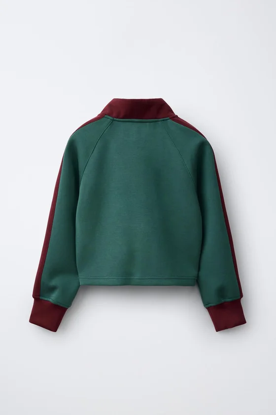 ТОЛСТОВКА COLOR BLOCK В СПОРТИВНОМ СТИЛЕ