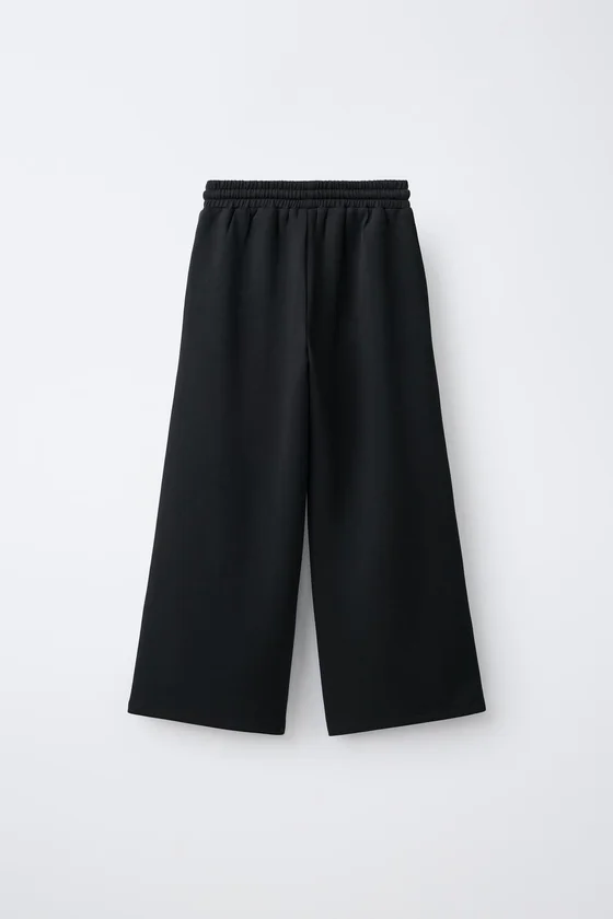 СПОРТИВНЫЕ БРЮКИ WIDE LEG С КОНТРАСТНОЙ ОТДЕЛКОЙ