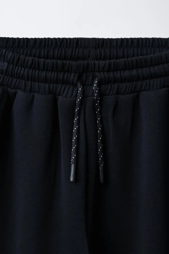 СПОРТИВНЫЕ БРЮКИ WIDE LEG С КОНТРАСТНОЙ ОТДЕЛКОЙ