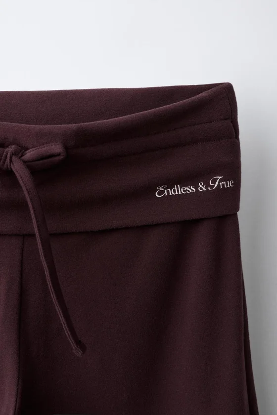 БРЮКИ WIDE LEG С ОТВОРОТАМИ