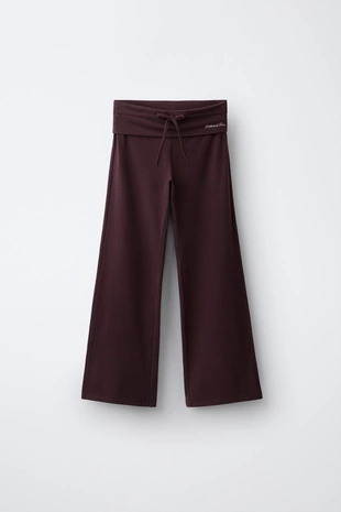 Брюки Wide Leg с отворотами