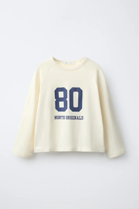 6-14 ЛЕТ/ПИЖАМА В СТИЛЕ VARSITY С ЦВЕТОЧНЫМ ПРИНТОМ