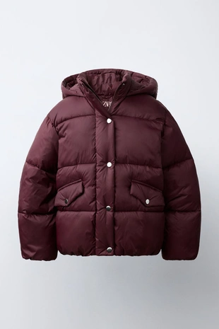 Стеганая куртка Water-Repellent с капюшоном