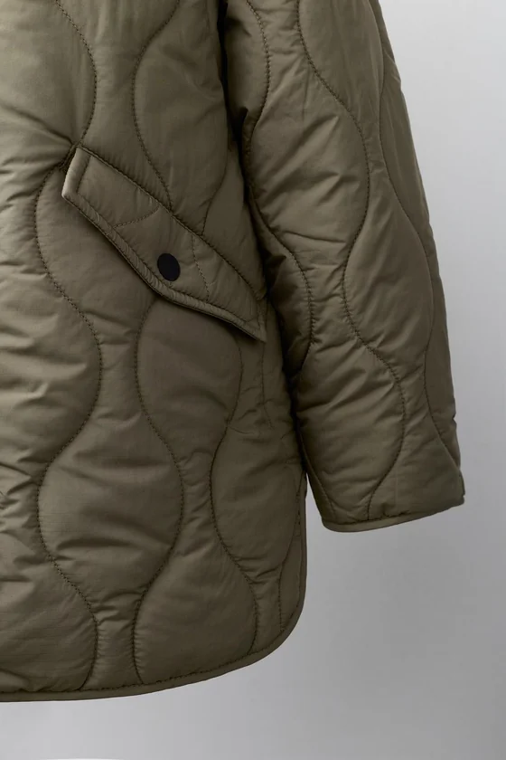 СТЕГАНАЯ КУРТКА WATER-REPELLENT С КАПЮШОНОМ