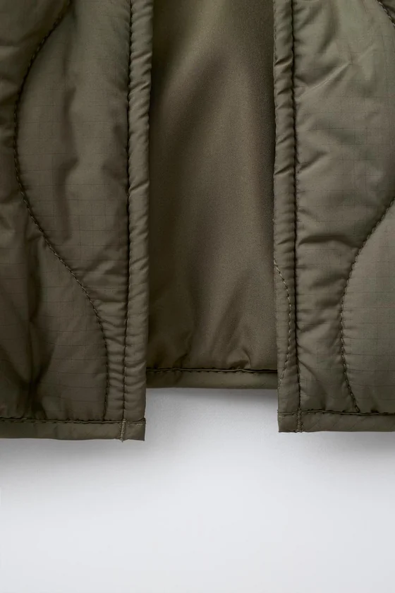 СТЕГАНАЯ КУРТКА WATER-REPELLENT С КАПЮШОНОМ