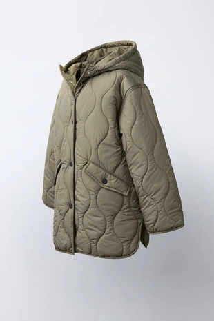 Стеганая куртка Water-Repellent с капюшоном