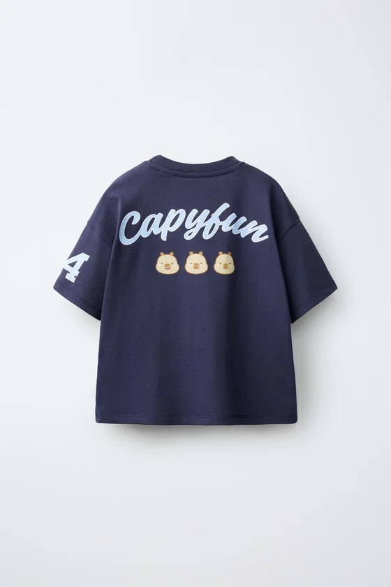 ФУТБОЛКА С ПРИНТОМ CAPIBARA CAPYFUN ©