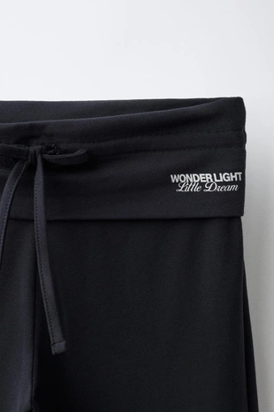 Брюки Wide Leg с отворотами