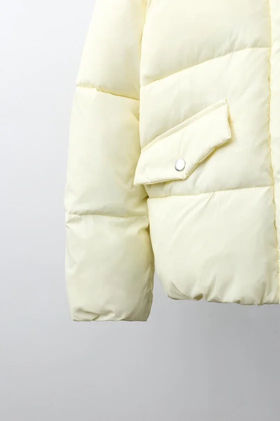 СТЕГАНАЯ КУРТКА С КАПЮШОНОМ WATER REPELLENT