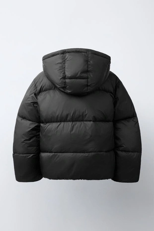 Стеганая куртка Water-Repellent с капюшоном- Заказать в России