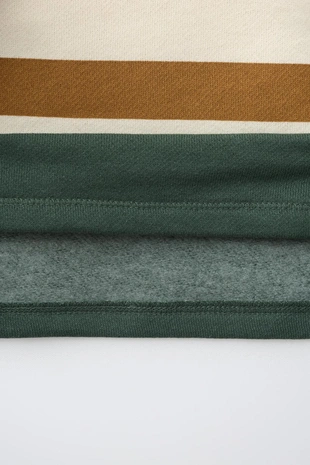Поло в полоску с принтом медведя- Заказать в России