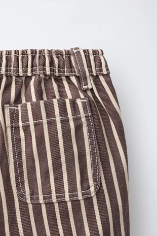 Джинсы Baggy в полоску- Заказать в России
