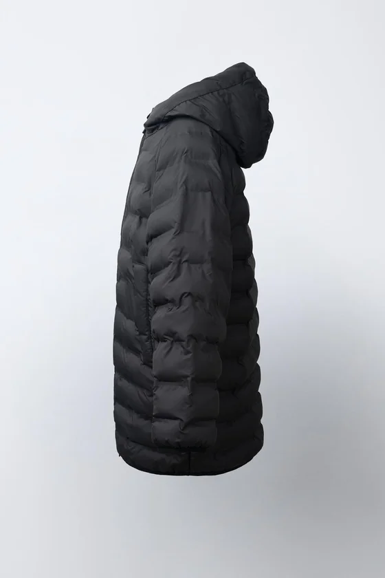 ДЛИННОЕ СТЕГАНОЕ ПАЛЬТО WATER REPELLENT