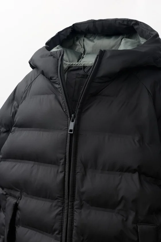 ДЛИННОЕ СТЕГАНОЕ ПАЛЬТО WATER REPELLENT