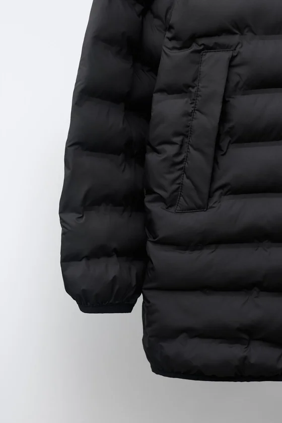 ДЛИННОЕ СТЕГАНОЕ ПАЛЬТО WATER REPELLENT