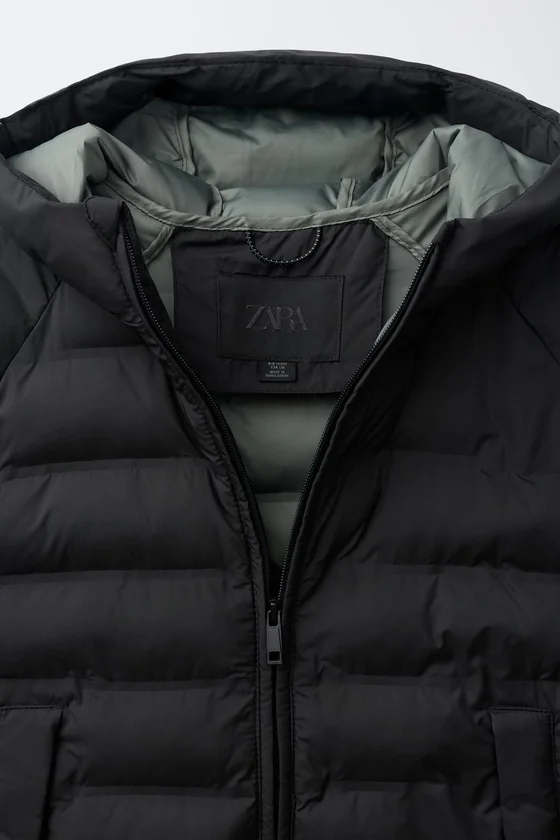 ДЛИННОЕ СТЕГАНОЕ ПАЛЬТО WATER REPELLENT