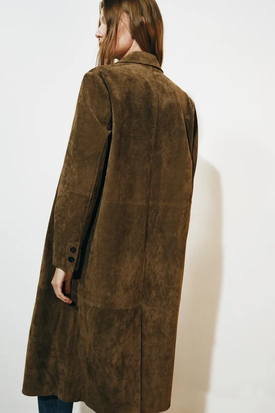 ДЛИННОЕ ПАЛЬТО ИЗ 100% КОЖИ — ZW COLLECTION