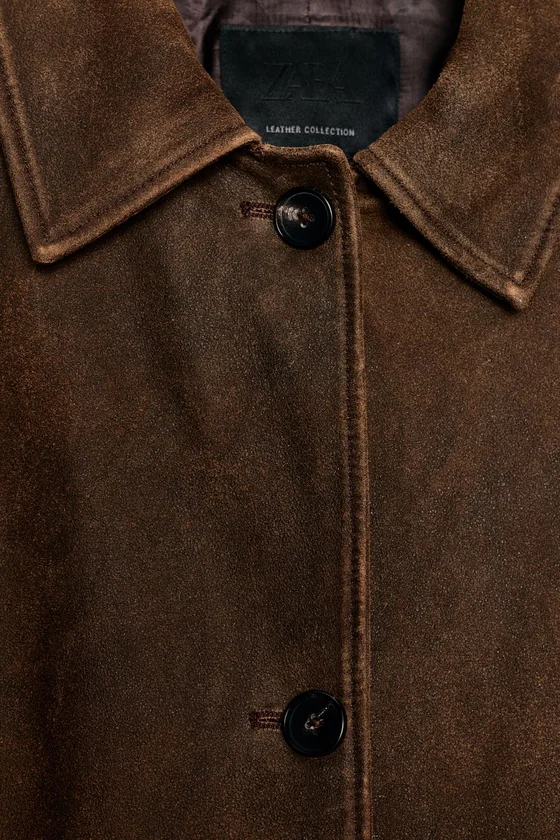 ДЛИННОЕ ПАЛЬТО ИЗ 100% КОЖИ — ZW COLLECTION