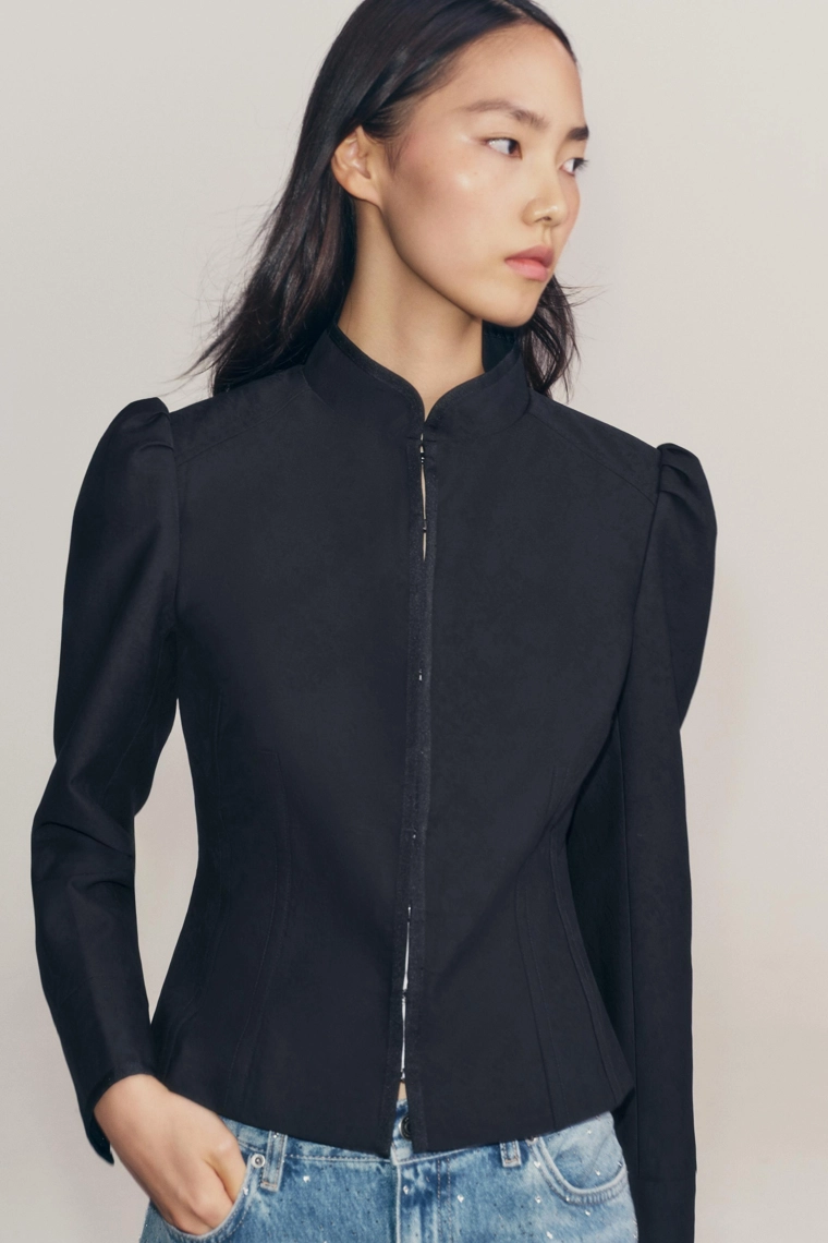 Жакет из жаккарда zw collection