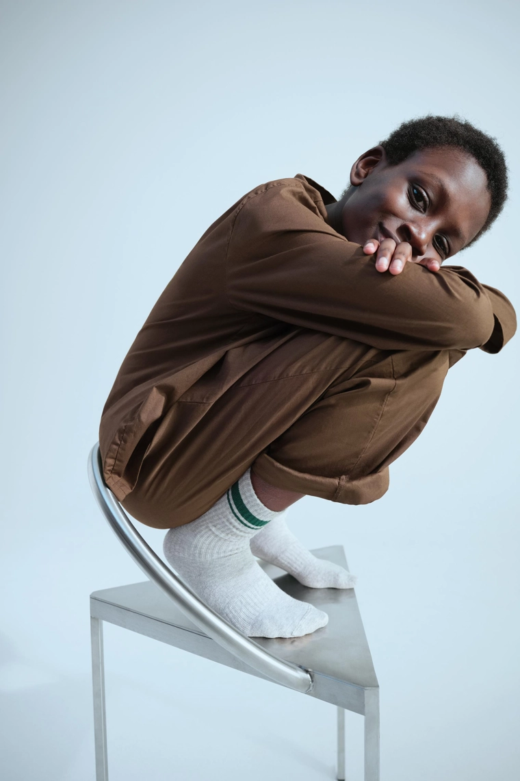 Пижамная рубашка с контрастной отстрочкой для детей 6-14 лет | 0fr. paris x zara